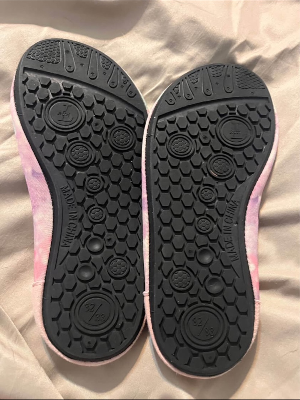 Kids Pink Tie-Dye Casual Shoes - Comfortable Everyday Slip-Ons